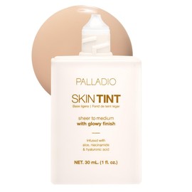 Palladio Skin Tint con Aloe, Niacinamida y Ácido Hialurónico - Base Ligera de Cobertura Media