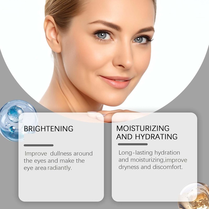 Crema de Ojos con Péptidos, para hinchazón y bolsas, Ojeras,