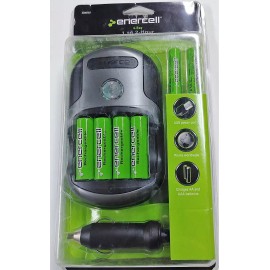 Enercell 4-Bay Battery Charger AAA/ AA 1 To 2 Hour Battery Charger 2300787
