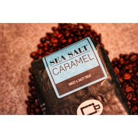 Sea Salt Caramel Coffee by Coffee Beanery | 12oz Flavored Coffee Ground Medium Roast Coffee| 100% Specialty Arabica Coffee Ground | Gourmet Coffee | Flavored Ground Coffee Medium Roast