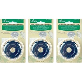 Clover 625 Dome Threaded Needle Case (3 Pack)