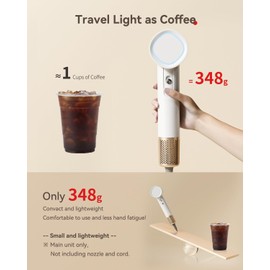 Hair Dryer Ionic, 110,000 RPM Hair Dryers for Women with Ceramic Technology Nozzle for Fast Drying, High Speed Blow Dryer 3-Speed Thermo Control Professional, Low Noise Design for Home Travel Salon