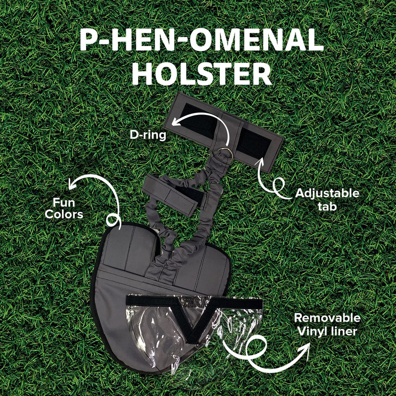 Hen Holster Wrap-Around Duck Diaper with Removable Liner and Adjustable