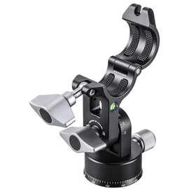 Leofoto HS-32 Tilt Adapter/Convertor with Panning Base for 32mm Tripod Center Column