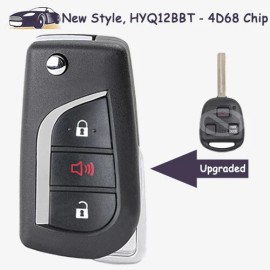 KEYECU Upgraded Flip Remote Key Fob HYQ12BBT 4D68 Chip for Lexus RX330 RX350 RX400h