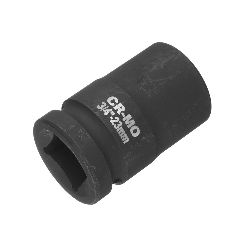 sourcing map 3/4-Inch Drive 12 Point Impact Socket 23mm Metric