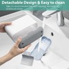 Toothbrush and Toothpaste Holder Drainage for Bathroom Countertop with Adjustable