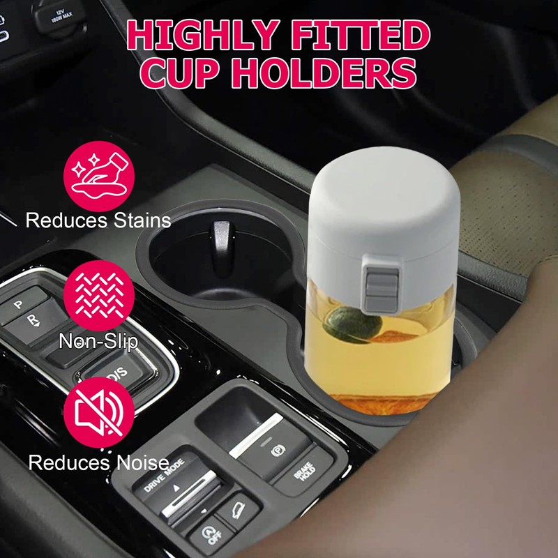 Car Cup Holder Insert for 2023 2024 2025 Honda Pilot