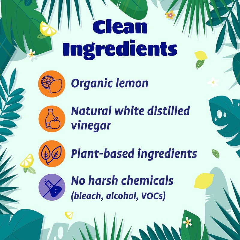 Originally Yellow Lemon Vinegar All Purpose Cleaning Spray | Distilled