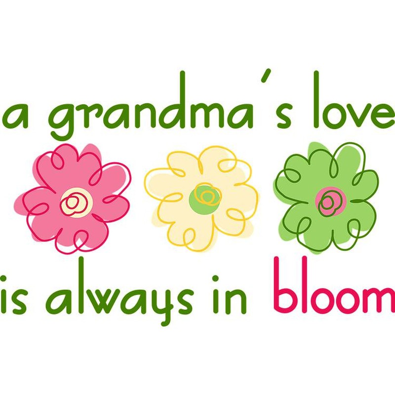 CafePress Grandma's Love Rectangle Car Bumper Magnet