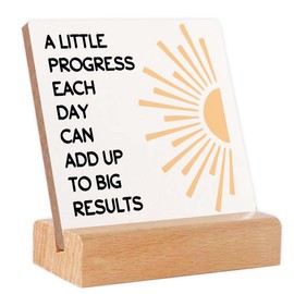 School Counselor Gifts, Counseling Office Must Haves Decor, Positive Psychology Affirmations Wood Sign With Wooden Stand, Mental Health Awareness Gifts for Counseling Therapy Office Students