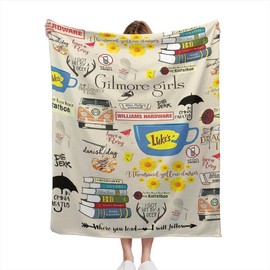 [Spring Deal]Thinks.Life Throw Blanket Flannel Blanket Ultra-Soft Throw Cozy Fuzzy Plush Flannel Blanket Suitable for All Seasons Couch Bed Living Room Sofa Bedroom Chairs Dorm - Bedding Size: 60X80inch