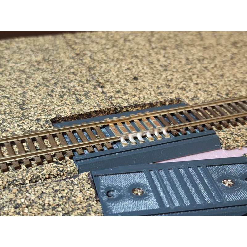 N SCALE CODE 55 MODULE STRAIGHT JOINT KIT BULK PACK