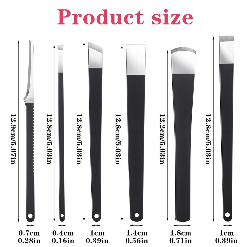 MBAIYO 6 Pack Ingrown Toenail Removal Kit, Professional Pedicure Tools