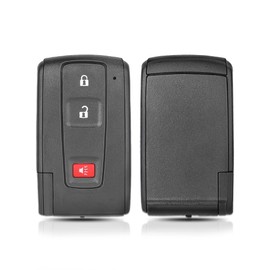 Key Fob Cover Shell Replacement Compatible with Toyota Prius 2004 2005 2006 2007 2008 2009 Keyless Entry Key Shell Pad Cover Fits for 89994-47061 89070-47180 FCC MOZB31EG MOZB21TG
