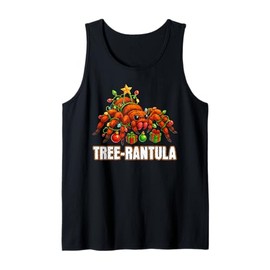 Tree-rantula Xmas Tree Tarantula Arachnid Festive Spider Tank Top