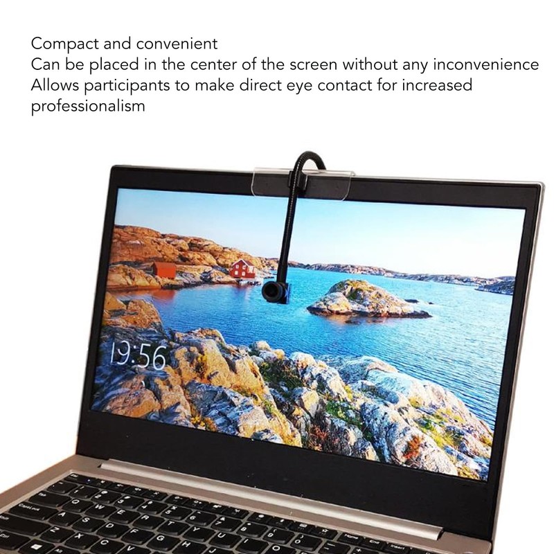 PUSOKEI Center Cam Webcam for Middle Screen, 2MP Plug &