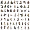 50 PCS Stickers for Female Soldier,Army Camouflage Stickers,Teens Boys and