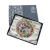 February Mountain Elegant Butterfly and Floral Mother of Pearl Compact