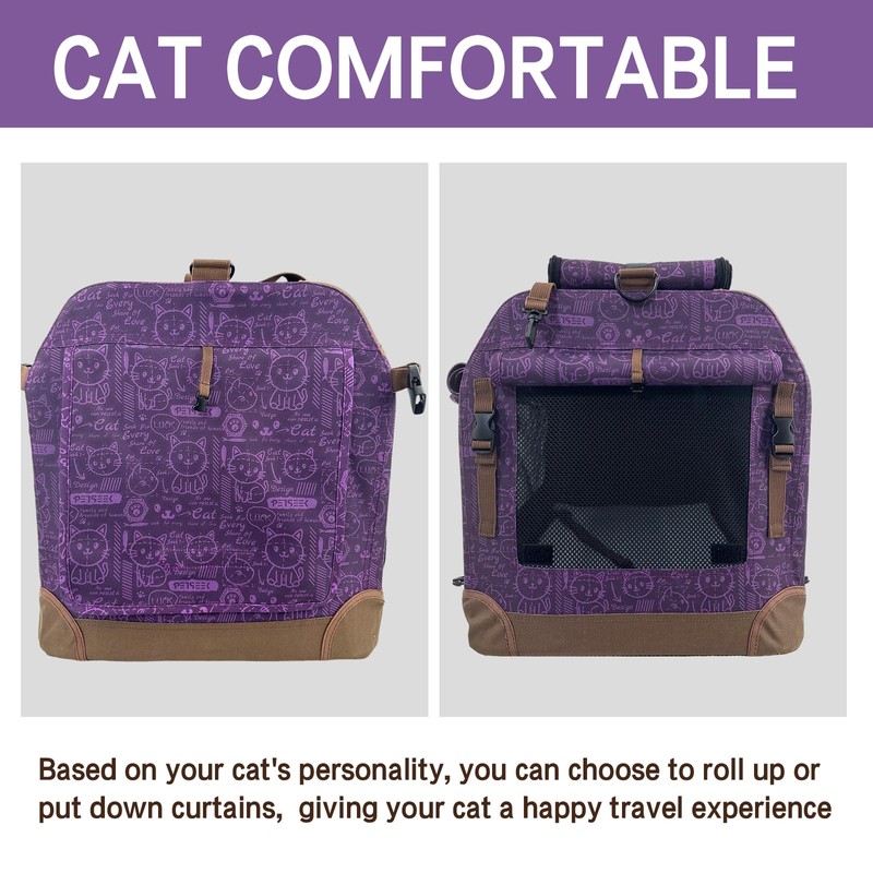 Petseek Extra Large Cat Carrier Soft Sided, Portable Small Dog