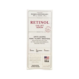 Rosen Apothecary Retinol - Eye Lift Serum with Hyaluronic - Anti-Aging & Firms & Plumps & Brightens | 60mL [Super Size]