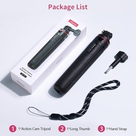 Ulanzi MT-32 - Trípode de 20 Pulgadas Extensible para cámara de acción Mini trípode con Correa de Mano de 5 etapas Ligero portátil Vlog Accesorios para cámara de acción Hero 11 10 9 8 7 6 5