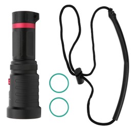 XHP70 Fixedfocus Strong Brightness Waterproof Flashlight Amphibious Diving Torch
