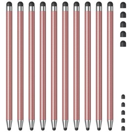Stylus (10Pcs), Stylus Pen for Touchscreen, High Precision and Sensitivity Stylus Pen for Android Smartphone and Tablets, Compatible with Capacitive Touch Screen (Watermelon red)