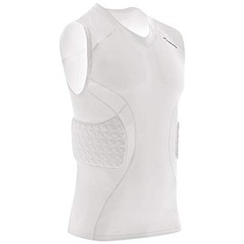 Champro Tri Gear Polyester/Spandex Padded Shirt, Adult 2X-Large, White