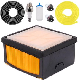 ZAMDOE 574362302 Air Filter Compatible for Husqvarna K760 K770 Power Cutter Concrete Cut Off Saw Replace 574362301 506264111 BPMR7A, with Spark Plug, Fuel Filter