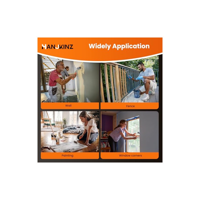 24 Pack Microfiber Paint Roller 4 Inch, Mini Paint Roller