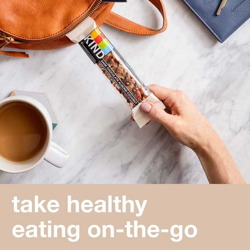 KIND Bars, Dark Chocolate Almond & Coconut, Healthy Snacks, Gluten