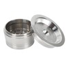 Stainless Steel Coffee Capsule Eco Friendly with Spoon Brush Reusable