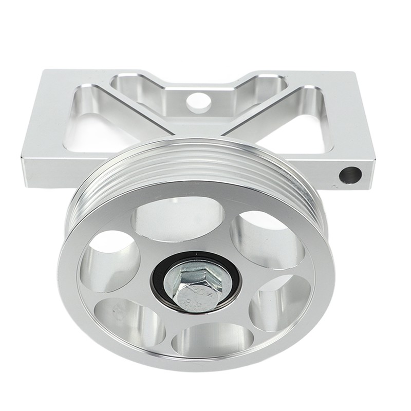 Air Pump Idler Bracket with Pulley Metal Replacement for Ford