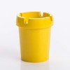 LST 5x Ashtray Storm Ashtray Smokeless Drink Holder Yellow Plastic