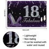 HAMIGAR 6x4ft Happy 18th Birthday Banner Backdrop - 18 &