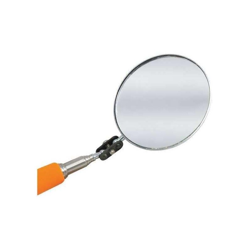 Inspection Mirror, 7" to 36-1/2" L, Round