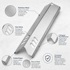Stainless Steel Grill Heat Tents, Universal Burner Covers for Gas