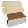 W.E. Roberts Postal Boxes 20x10x10cm (8"x4"x4") White Cardboard boxes for