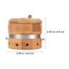 Healifty Moxibustion Box Bamboo Moxa Burner Holder 3- Gear Adjustable