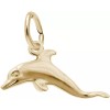 Rembrandt Gold-Plated Sterling Silver Dolphin Charm by Rembrandt