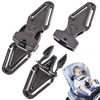 2-Pack Anti-Escape Car Seat Safety Clips - Universal Chest Strap