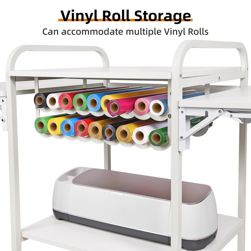 Prime Vinyl 3 Tier Movable Heat Press Table for Cricut