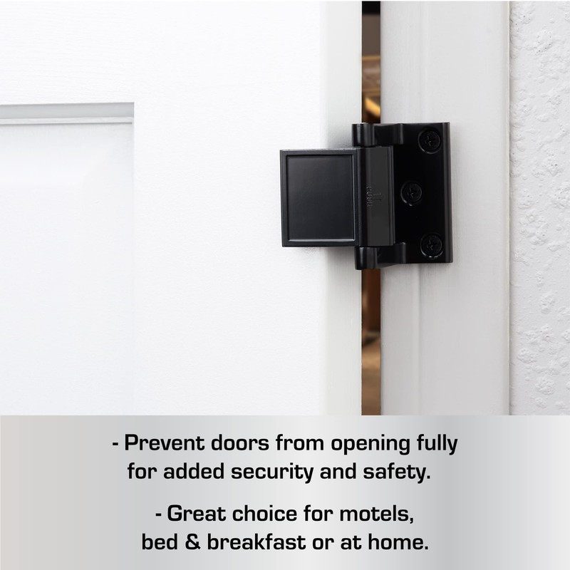 BRINKS Commercial - Privacy Door Latch, Black Finish - Durable