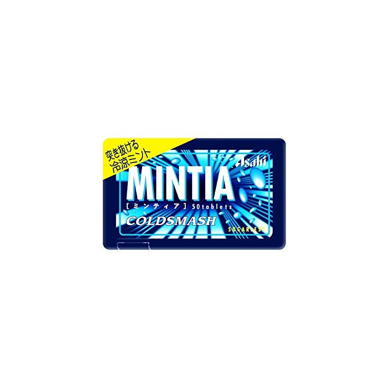 Asahi Group Food Mintia Cold Smash, 50 Tablets