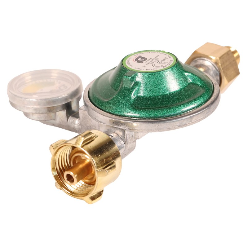 GARDINGER Pressure Regulator 50 mbar Integrated Hose Break Protection with
