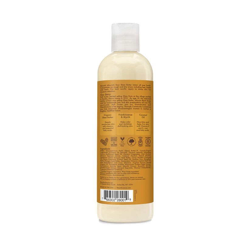 Shea Moisture Raw Shea Butter Body Lotion, 13 oz