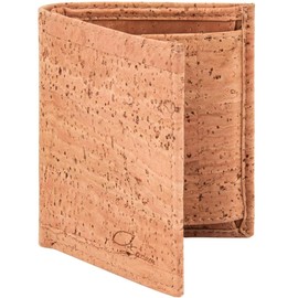 Simaru Cork Wallet for Men and Women, Wallet with RFID Protection, Vegan, Sustainable & Durable, 5+ Card Wallet with Drawstring
