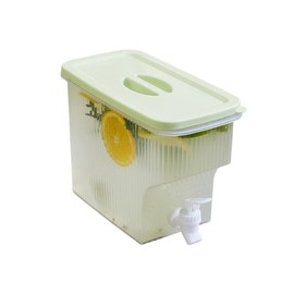 AIMALL 3900ml Refrigerator Cold Water Kettle with Spout and Lid – Large Capacity Transparent Juice Beverage Dispenser for Home and Office