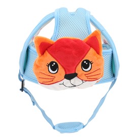 Baby Infant Toddler Safety Hat Head Cushion Washable Elastic Children No Bumps HatBlue Cat